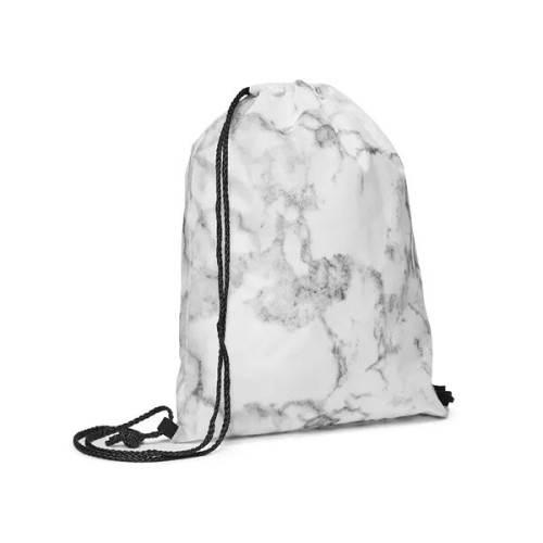 Marble Non-Woven Drawstring Bag