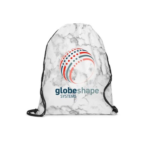 Marble Non-Woven Drawstring Bag