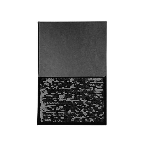 Hard Cover Sequin Pocket Journal