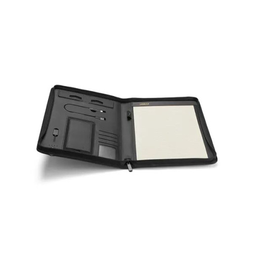 Leeman Roma Tech Portfolio With Power Bank And Wireless C...