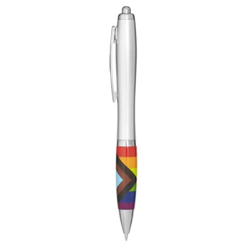 Rainbow Pride LGBTQ+ Recycled ABS Ballpoint Pen.
