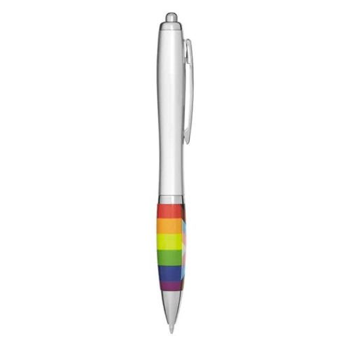Rainbow Pride LGBTQ+ Recycled ABS Ballpoint Pen.