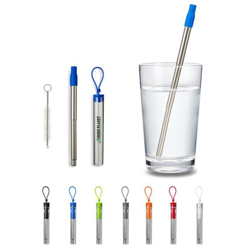 Festival Telescopic Reusable Drinking Straw Kit