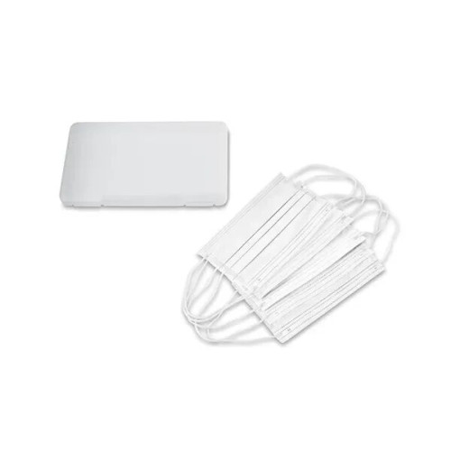 Mask Set In Clear Frosted Case