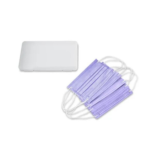 Mask Set In Clear Frosted Case