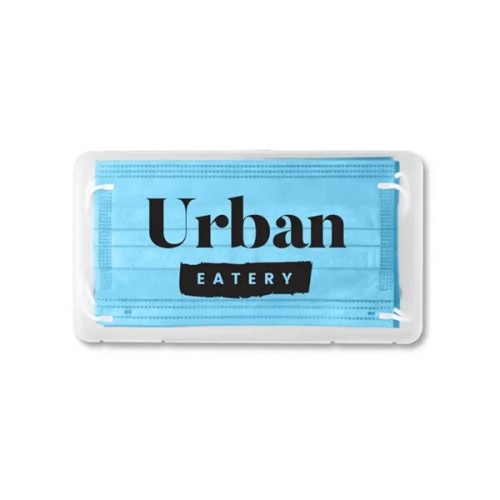 Mask Set In Clear Frosted Case