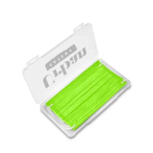 Mask Set In Clear Frosted Case