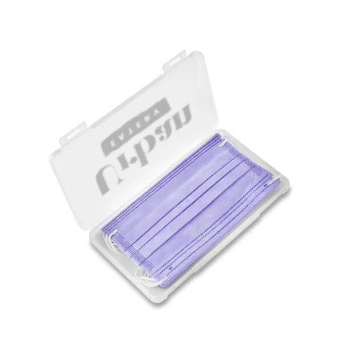Mask Set In Clear Frosted Case