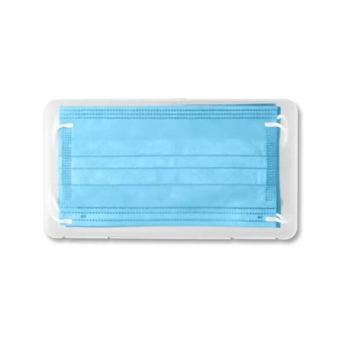 Mask Set In Clear Frosted Case