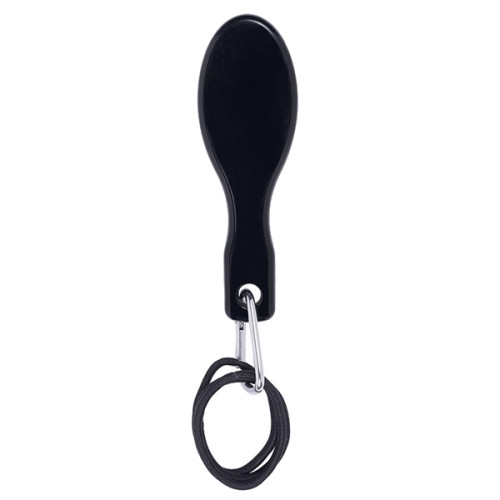 Hair Brush with Rubber Band and Carabiner