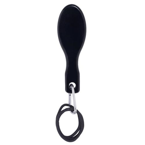Hair Brush with Rubber Band and Carabiner