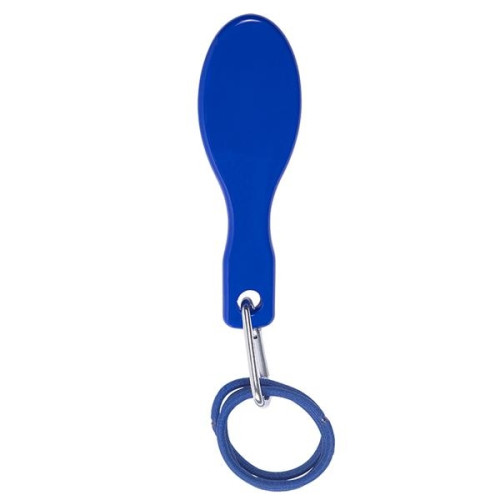 Hair Brush with Rubber Band and Carabiner