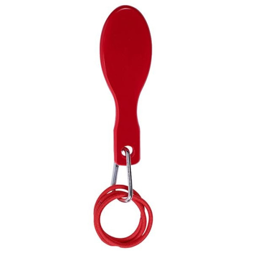Hair Brush with Rubber Band and Carabiner