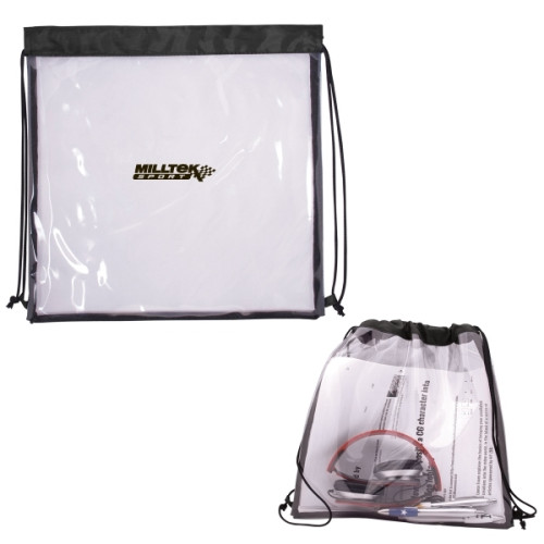All Access Clear Stadium Drawstring Bag.