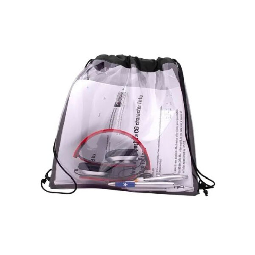 All Access Clear Stadium Drawstring Bag.