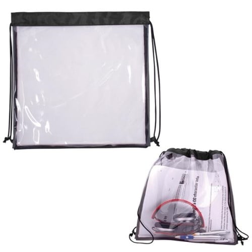All Access Clear Stadium Drawstring Bag.