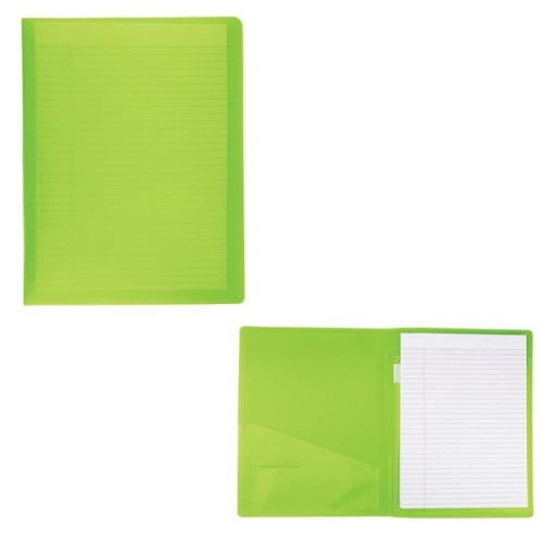PP Folder with Writing Pad