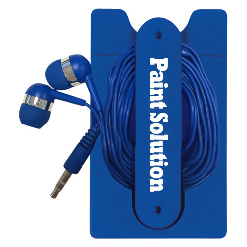 Phone Wallet With Earbuds