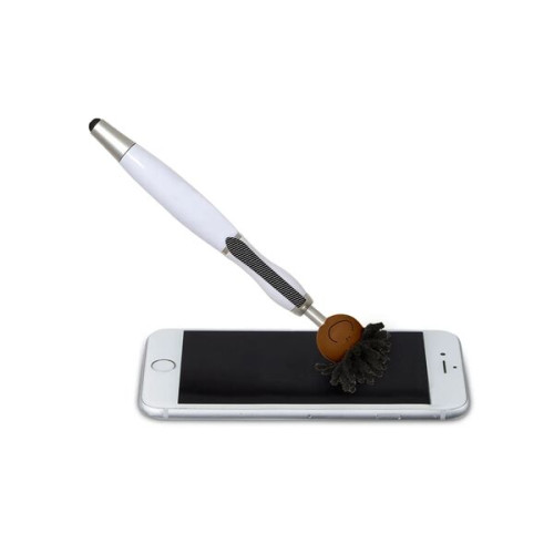 MopToppers. Multicultural Screen Cleaner With Stylus Pen.
