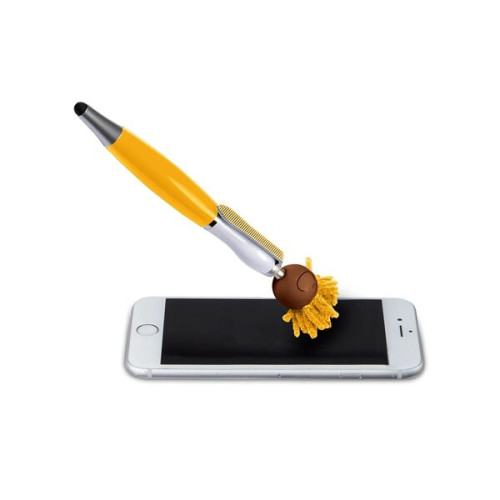 MopToppers. Multicultural Screen Cleaner With Stylus Pen.