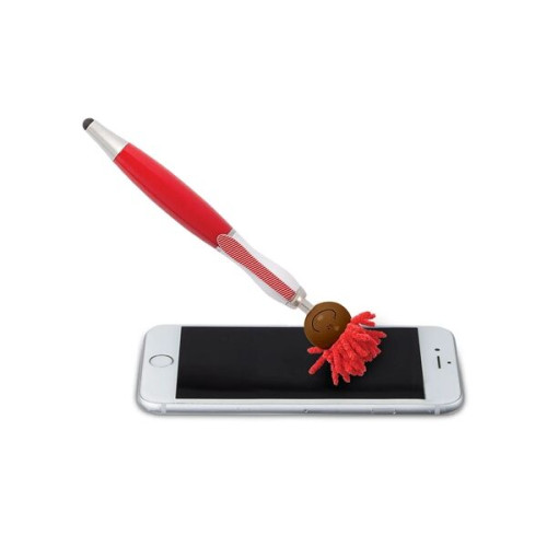 MopToppers. Multicultural Screen Cleaner With Stylus Pen.
