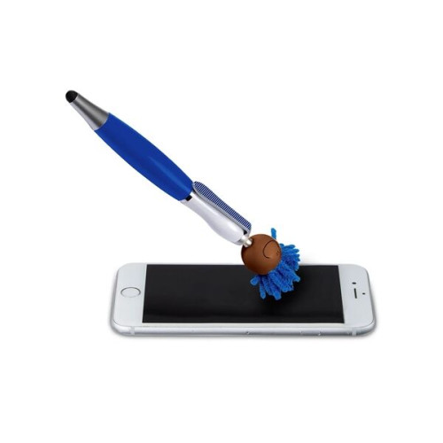 MopToppers. Multicultural Screen Cleaner With Stylus Pen.