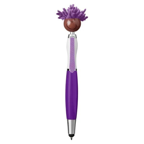 MopToppers. Multicultural Screen Cleaner With Stylus Pen.