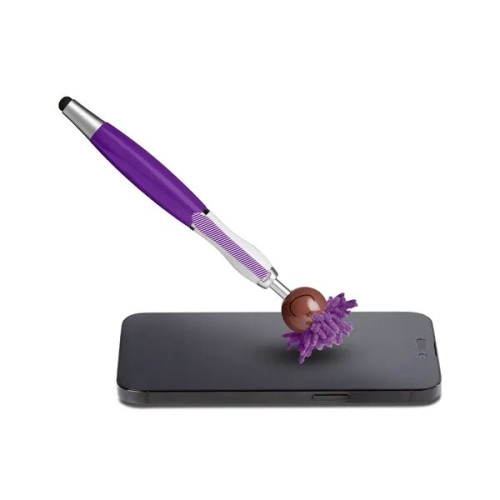MopToppers. Multicultural Screen Cleaner With Stylus Pen.