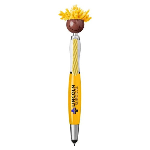 MopToppers. Multicultural Screen Cleaner With Stylus Pen.