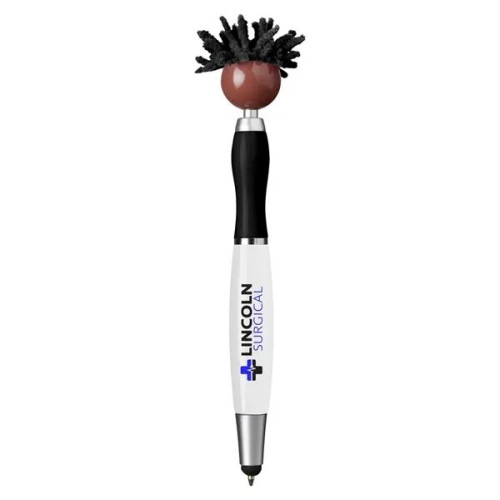 MopToppers. Multicultural Screen Cleaner With Stylus Pen.