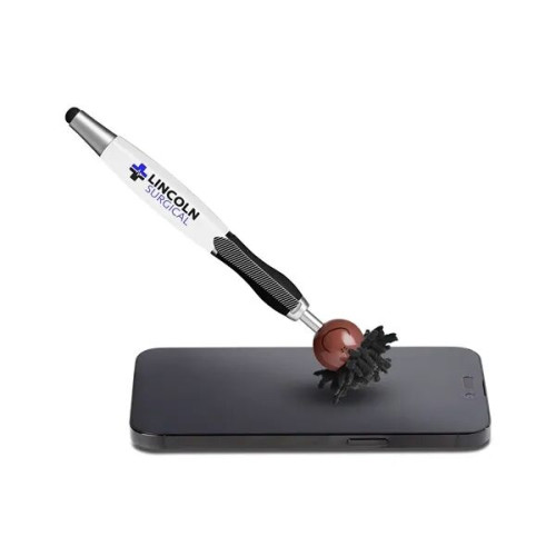 MopToppers. Multicultural Screen Cleaner With Stylus Pen.