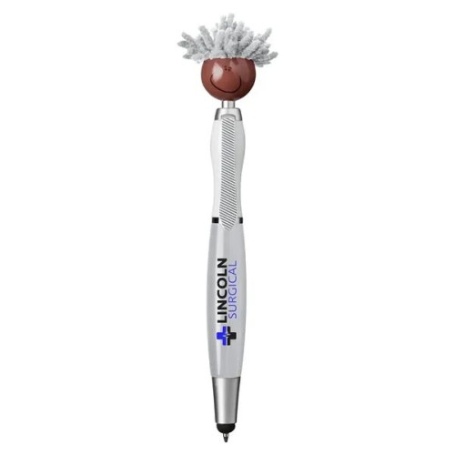 MopToppers. Multicultural Screen Cleaner With Stylus Pen.