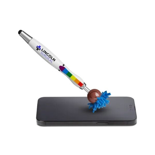 MopToppers. Multicultural Screen Cleaner With Stylus Pen.