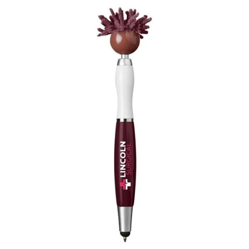 MopToppers. Multicultural Screen Cleaner With Stylus Pen.