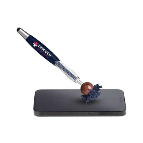 MopToppers. Multicultural Screen Cleaner With Stylus Pen.