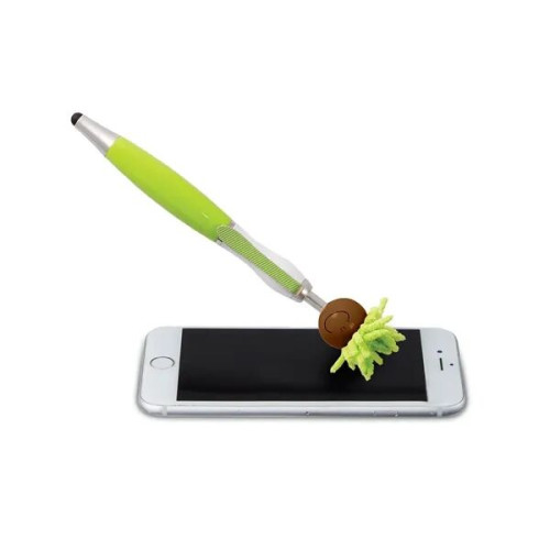 MopToppers. Multicultural Screen Cleaner With Stylus Pen.