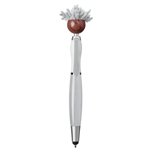MopToppers. Multicultural Screen Cleaner With Stylus Pen.