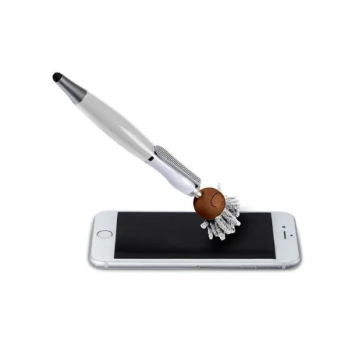 MopToppers. Multicultural Screen Cleaner With Stylus Pen.