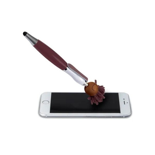 MopToppers. Multicultural Screen Cleaner With Stylus Pen.