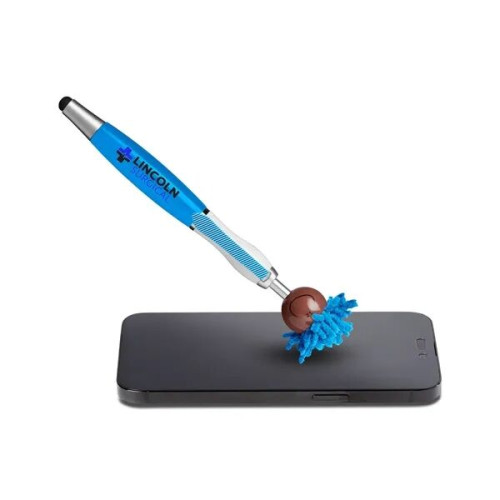 MopToppers. Multicultural Screen Cleaner With Stylus Pen.