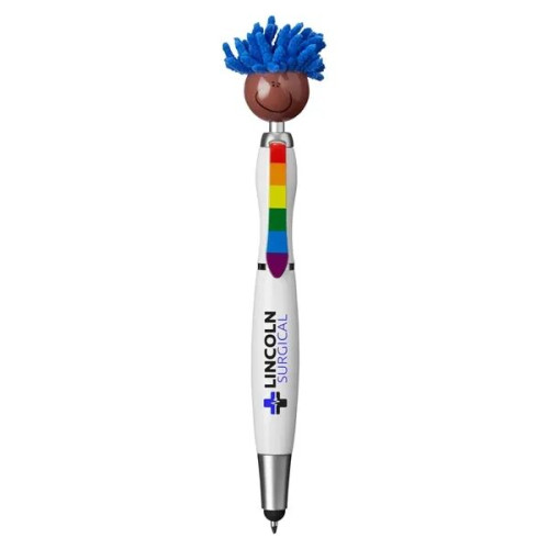MopToppers. Multicultural Screen Cleaner With Stylus Pen.