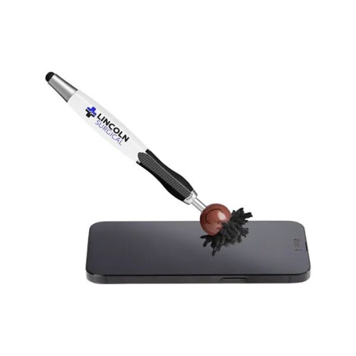 MopToppers. Multicultural Screen Cleaner With Stylus Pen.