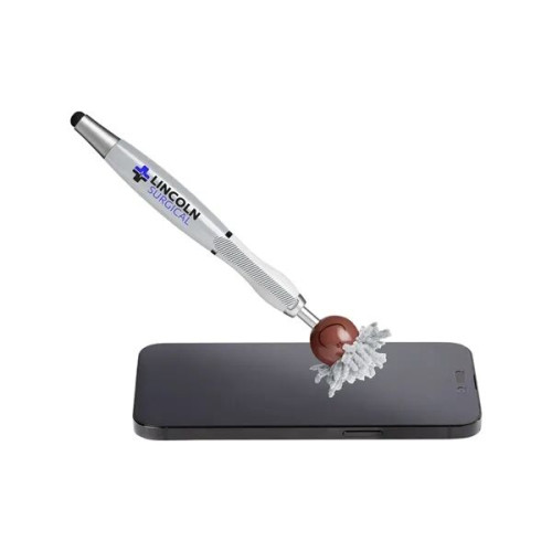 MopToppers. Multicultural Screen Cleaner With Stylus Pen.