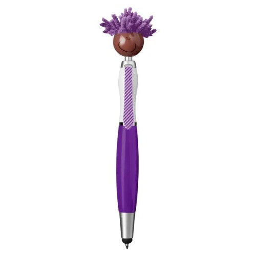 MopToppers. Multicultural Screen Cleaner With Stylus Pen.