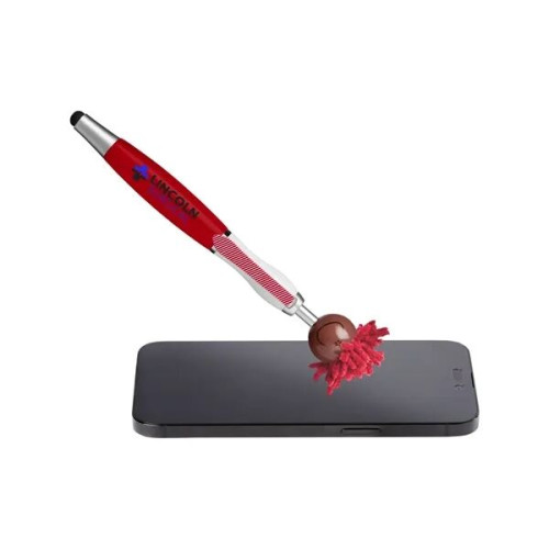 MopToppers. Multicultural Screen Cleaner With Stylus Pen.