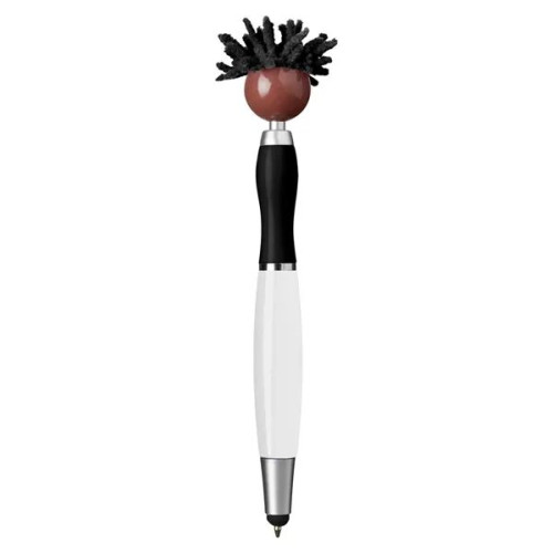 MopToppers. Multicultural Screen Cleaner With Stylus Pen.