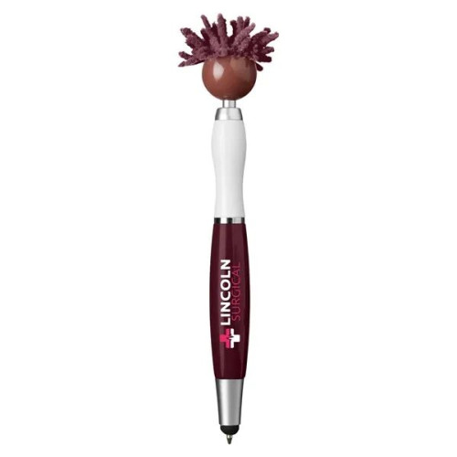 MopToppers. Multicultural Screen Cleaner With Stylus Pen.