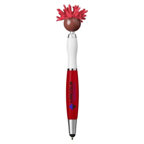 MopToppers. Multicultural Screen Cleaner With Stylus Pen.
