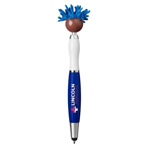 MopToppers. Multicultural Screen Cleaner With Stylus Pen.
