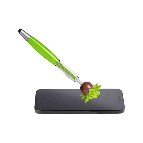 MopToppers. Multicultural Screen Cleaner With Stylus Pen.